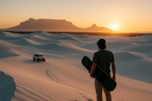 Atlantis dunes bij kaapstad: sandboarden, offroad avontuur en zonsondergangen in Zuid-afrika