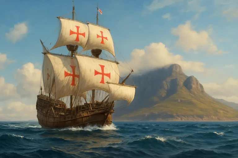 Hoe vasco da gama de route via kaap de goede hoop naar India opende