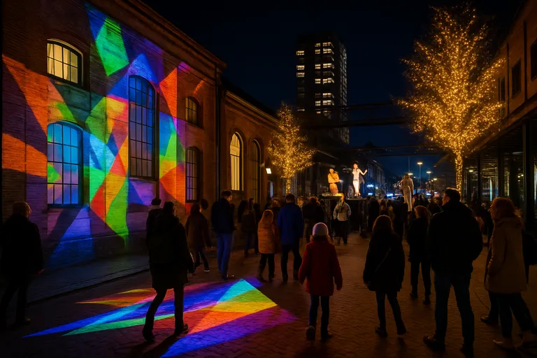 Kaapstad in tilburg brengt de stad tot leven met licht, kunst en verrassingen