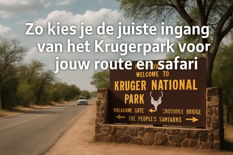 Zo kies je de juiste ingang van het krugerpark voor jouw route en safari