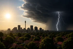 Zon, onweer en koele nachten: zo beleef je het weer in johannesburg