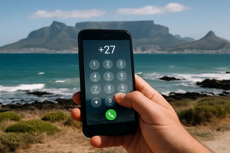 Bellen naar en binnen Zuid-afrika