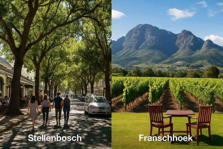 Franschhoek of stellenbosch: welke kies je en hoe plan je je trip