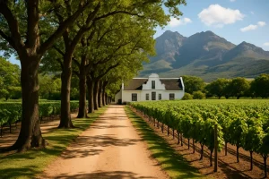 Stellenbosch tussen eikenlanen en wijngaarden: kunst, historie en culinaire verleiding